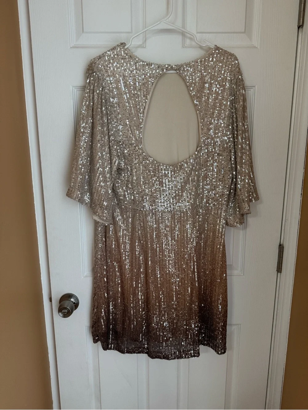 Old Navy Sequin Dress in Champagne